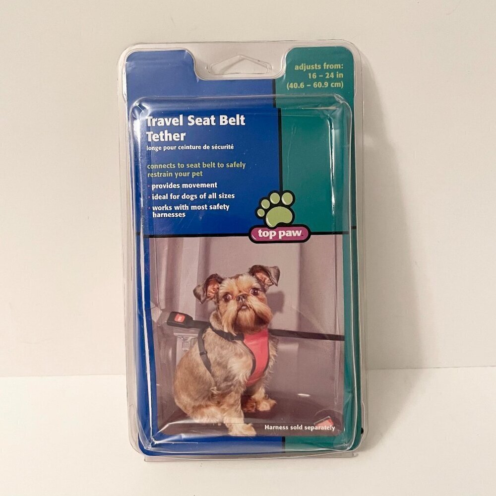 Top Paw Travel Seat Belt Tether for Dog